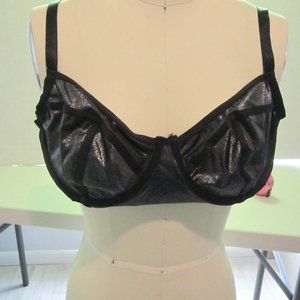 Torrid Curves Longline Bra Sz 1 Strappy Shiny Glitter Look Underwire Club Sexy